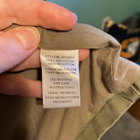 En Crème Women’s Medium Military Style Jacket. Olive Green color. Never worn. - Picture 4 of 10